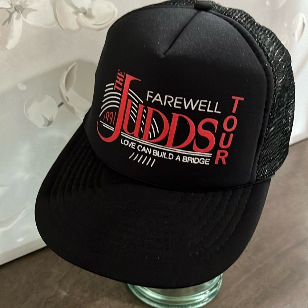 Judds 1991 Farewell Tour Love Can Build A Bridge Snapback Hat Cap Vintage